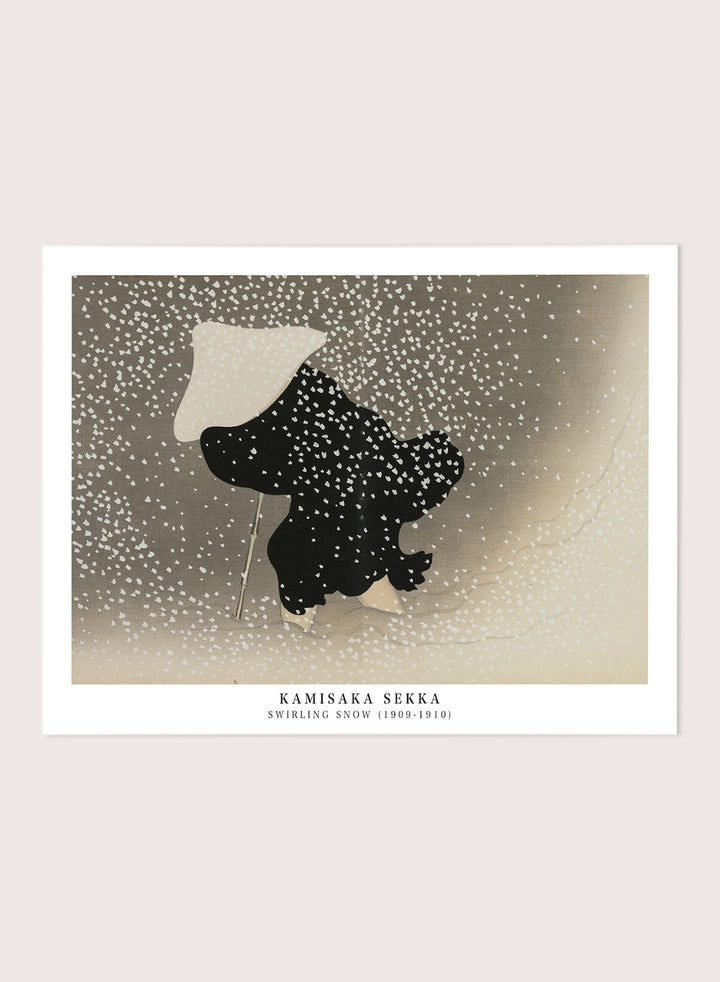 Kamisaka Sekka "Swirling Snow" Art Print
