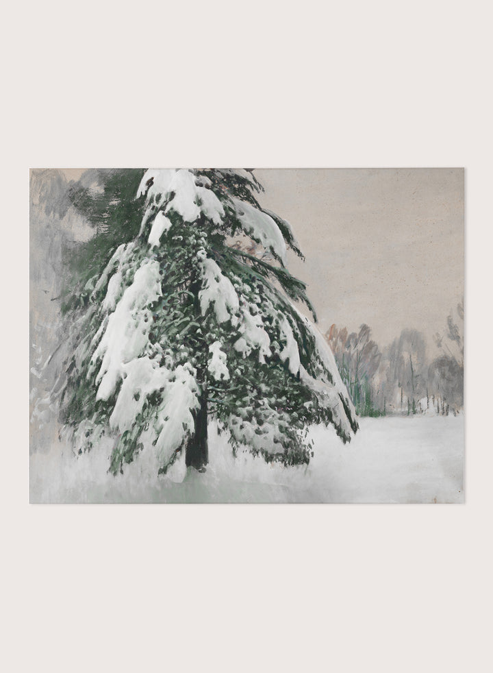 "Cap of Snow" Winter Art Print