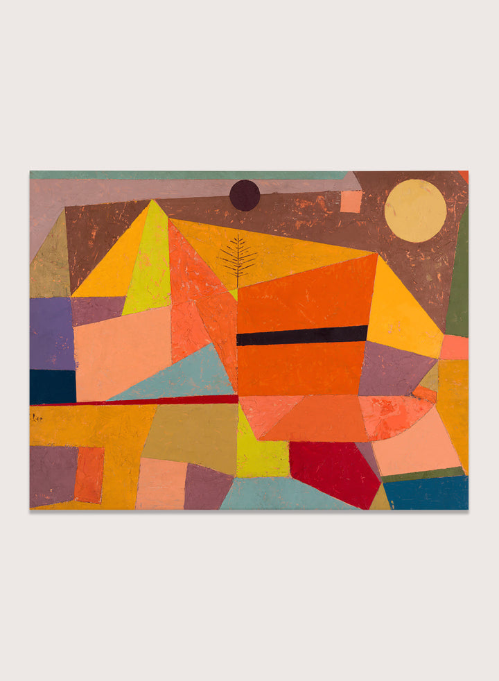 Paul Klee Joyful Mountain Landscape 1929 Art Print