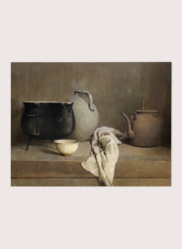 "Study in Grey" Art Print