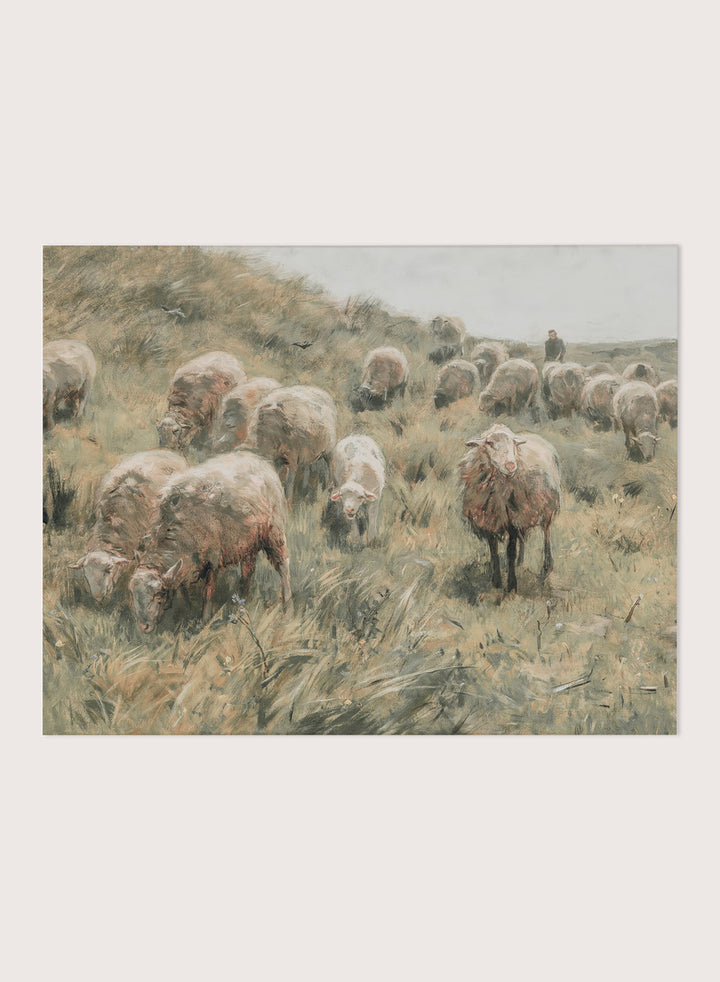 "On the Dunes" Art Print