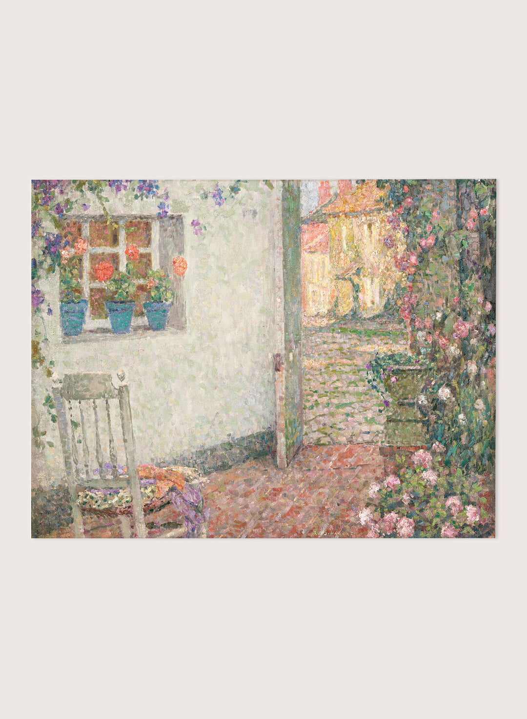 "Le Seuil Fleuri" Art Print