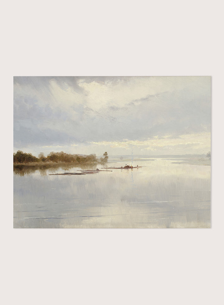 "River Landscape" Art Print