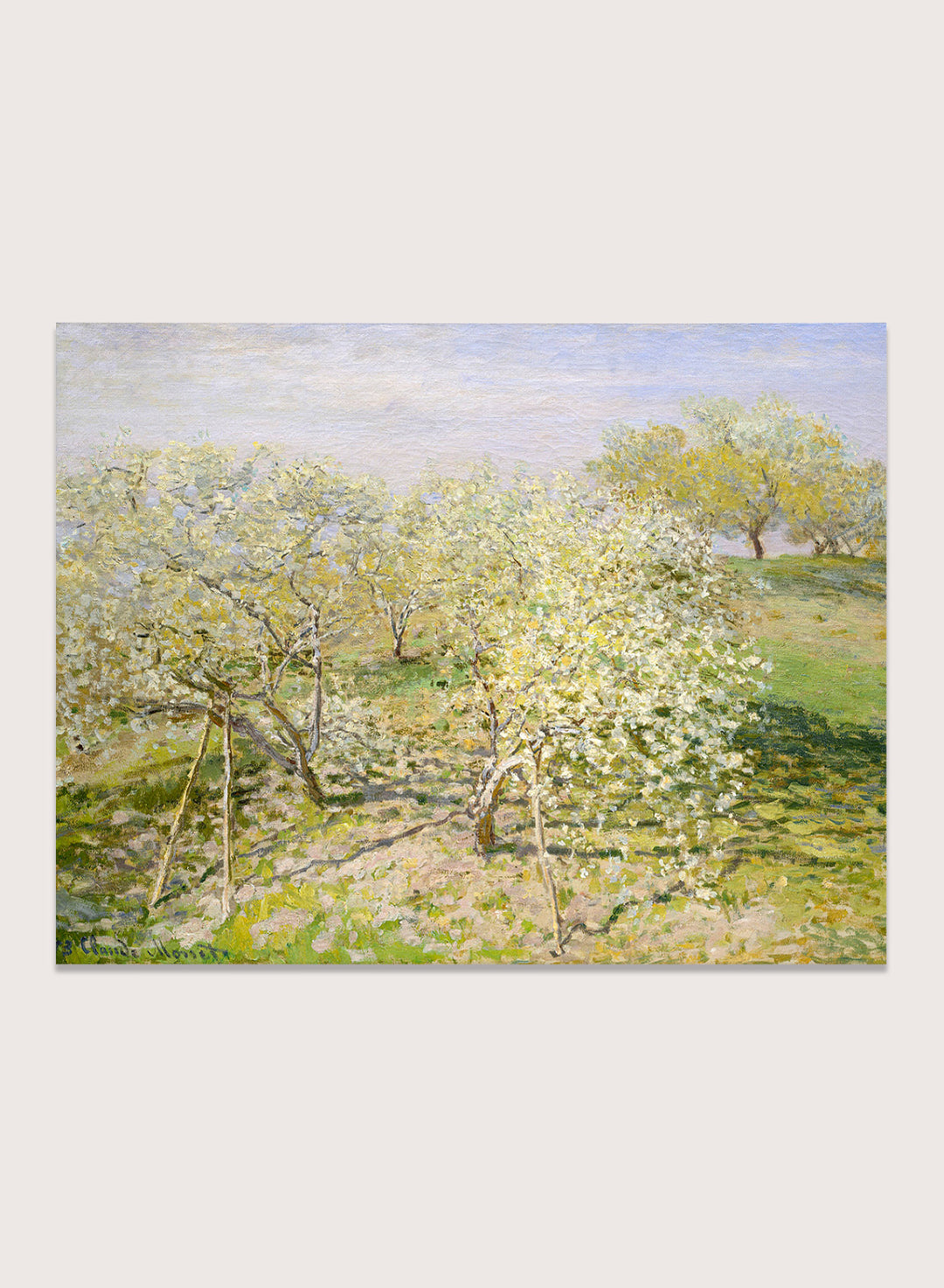 Claude Monet Spring (Fruit Trees in Bloom) Art Print