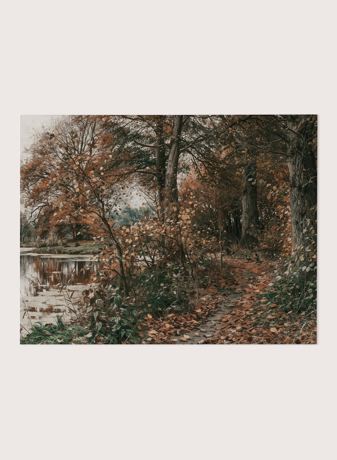 "Charlottendun Forest" Art Print