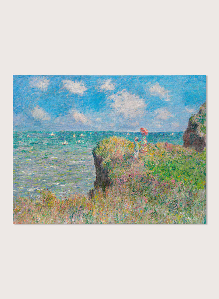 Claude Monet The Cliff Walk at Pourville Art Print