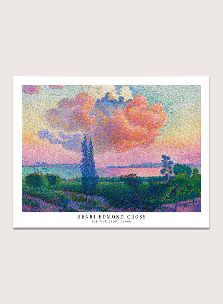 The Pink Cloud by Henri-Edmond Cross Print