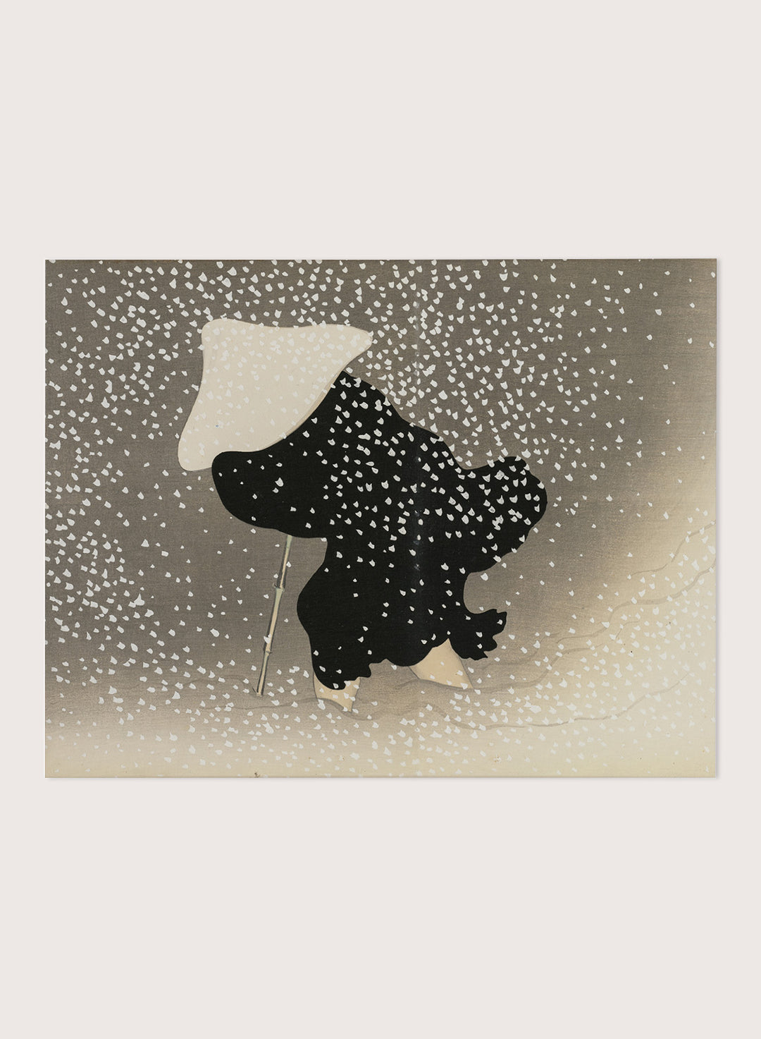 Kamisaka Sekka "Swirling Snow" Art Print