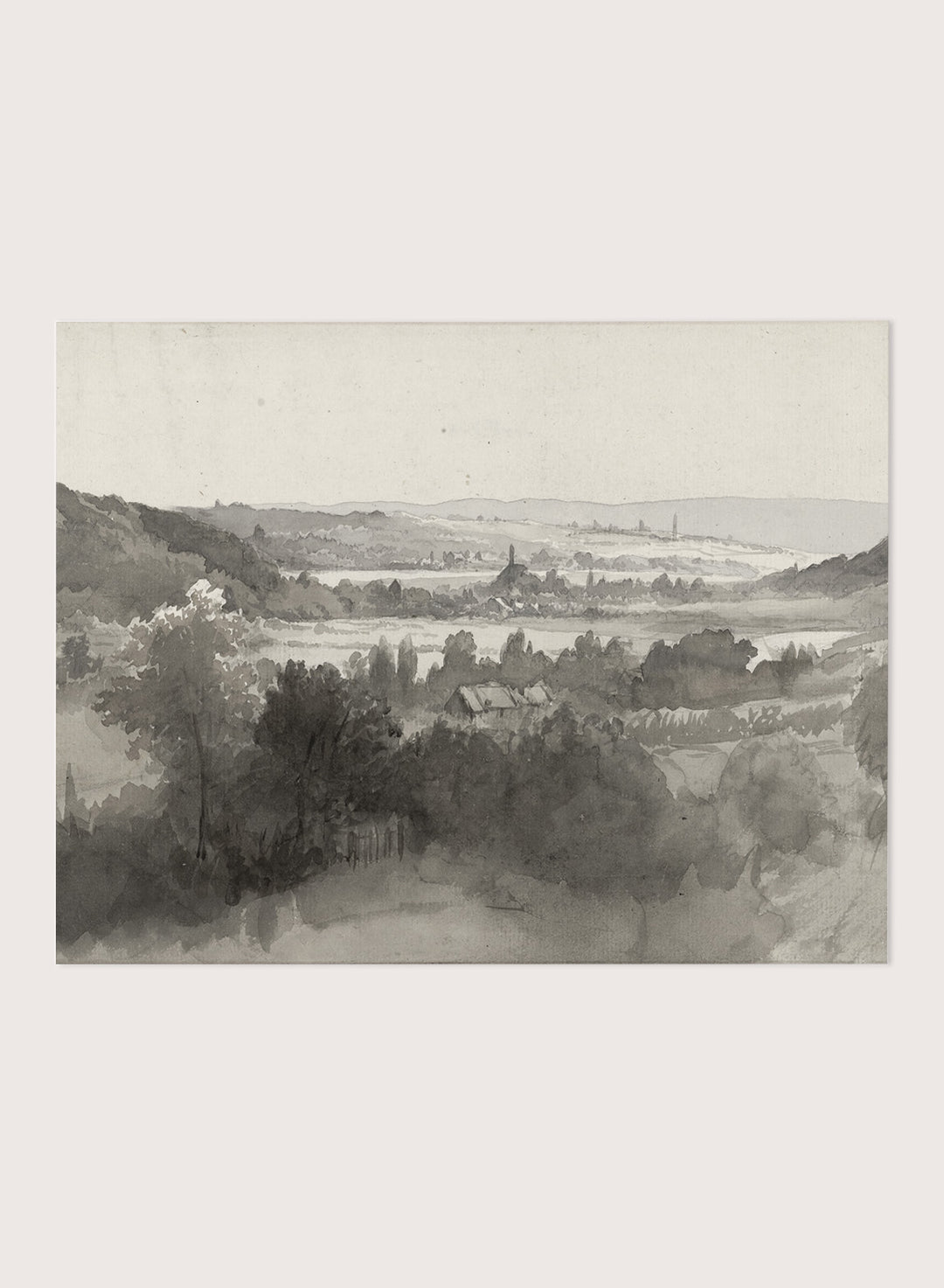"View of a Valley" Art Print