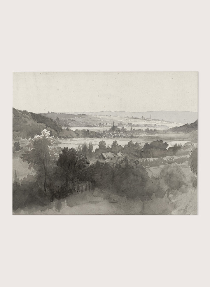 "View of a Valley" Art Print