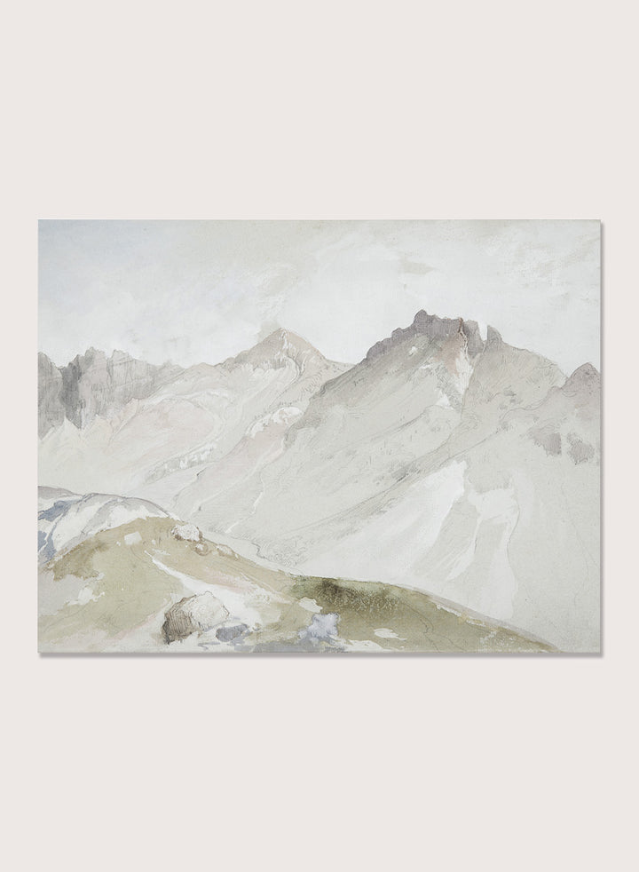 "The Upper End of Little Cottonwood Canyon" Art Print