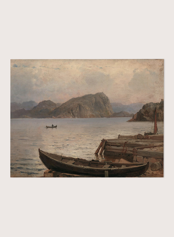 "River Landscape" Art Print