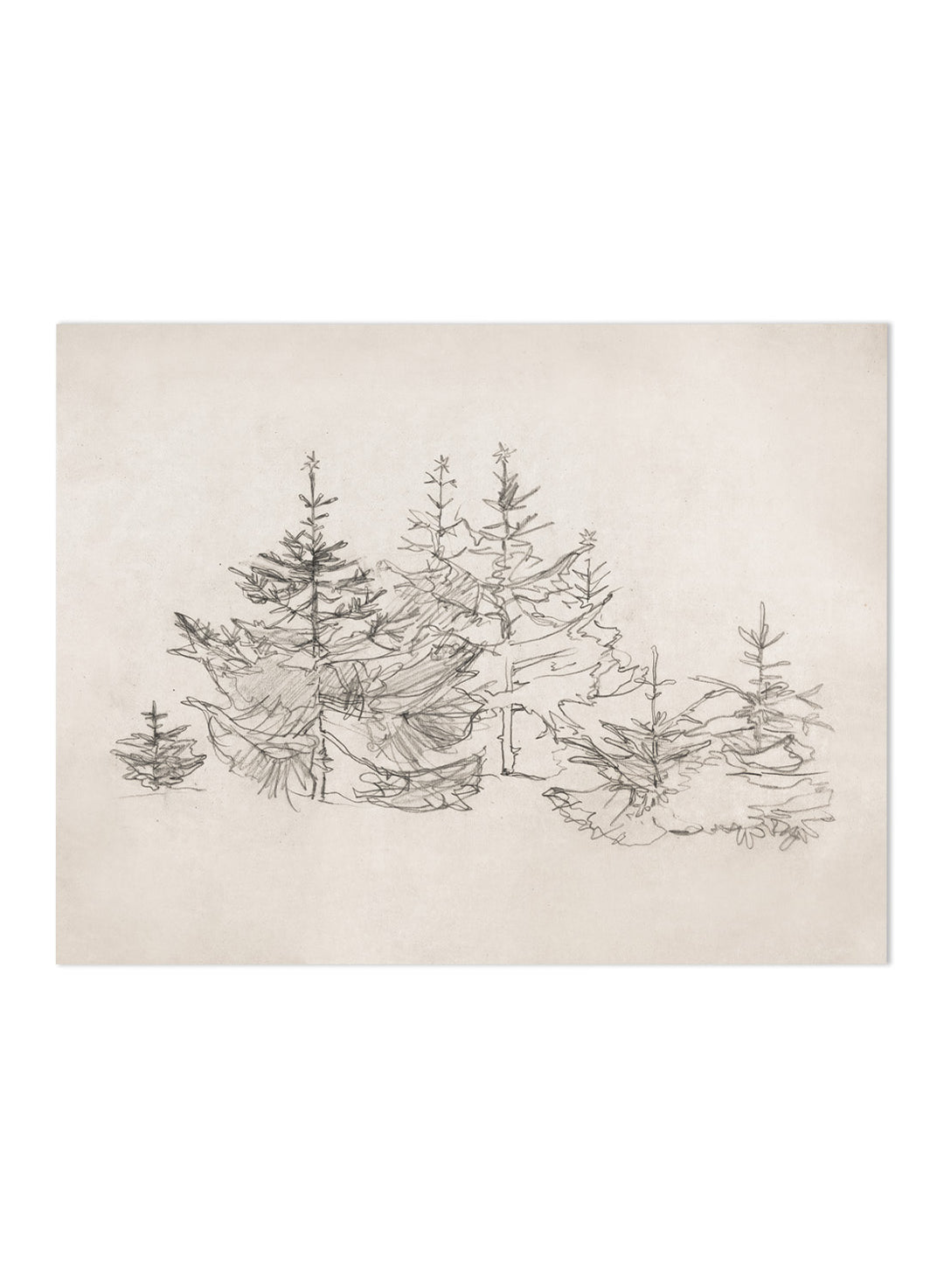 "Christmas Bomenbos" Art Print