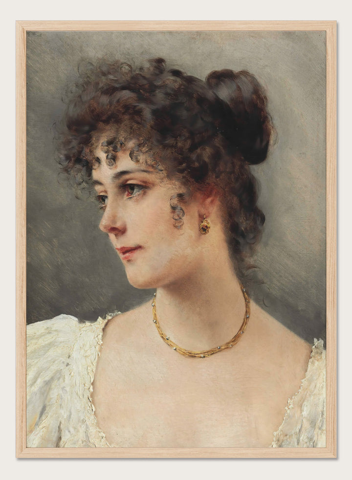 "A Young Beauty" Art Print