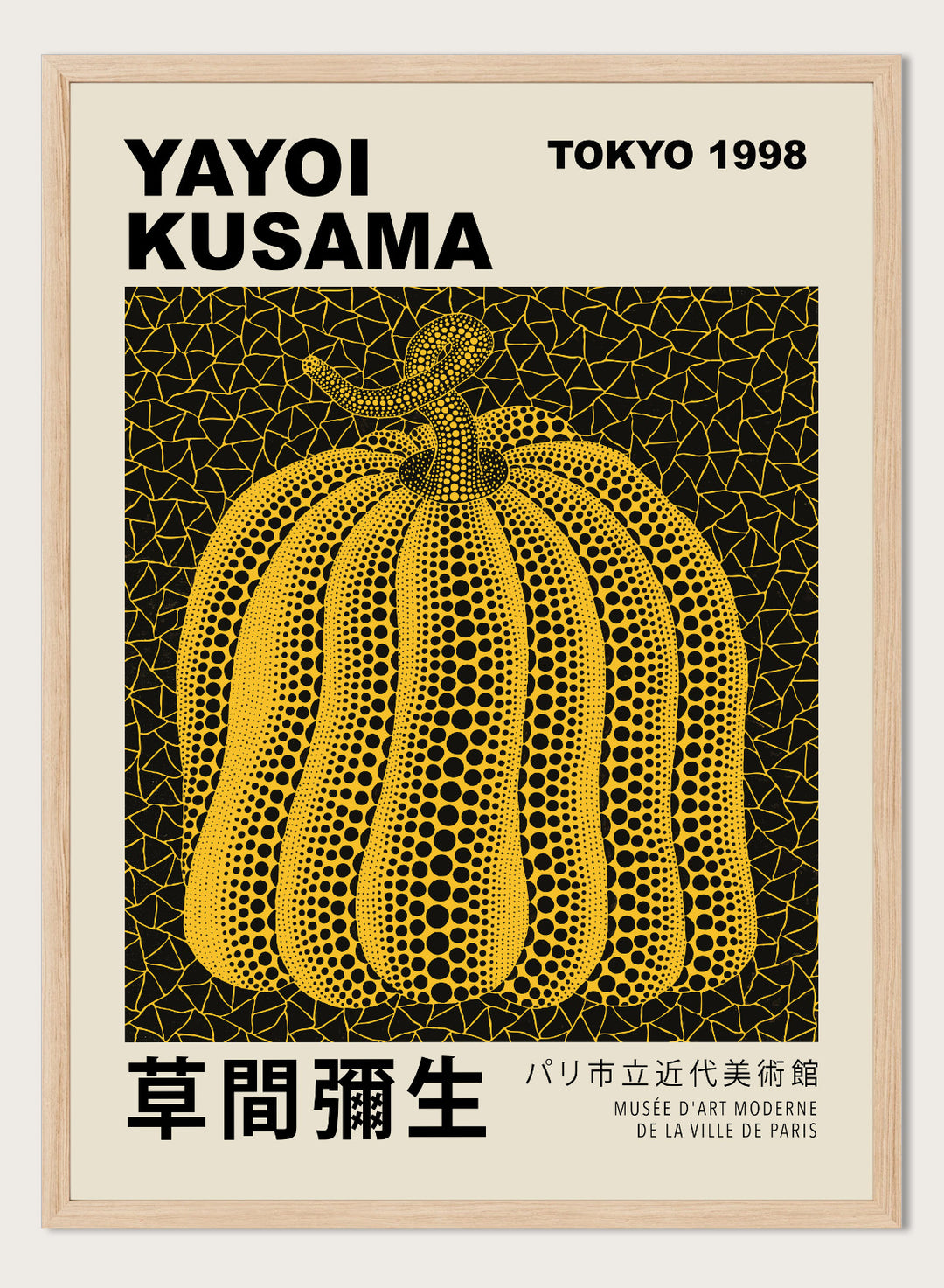 Pumpkin Forever Inspired by Yayoi Kusama Art Print
