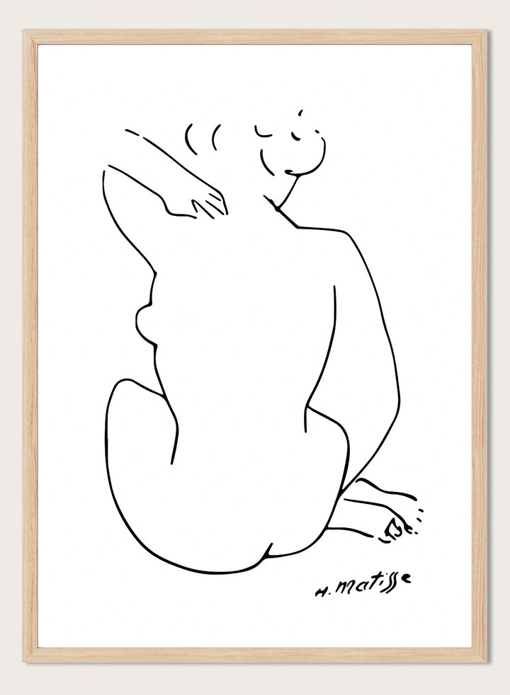 Nude Figure Sketch by Henri Matisse