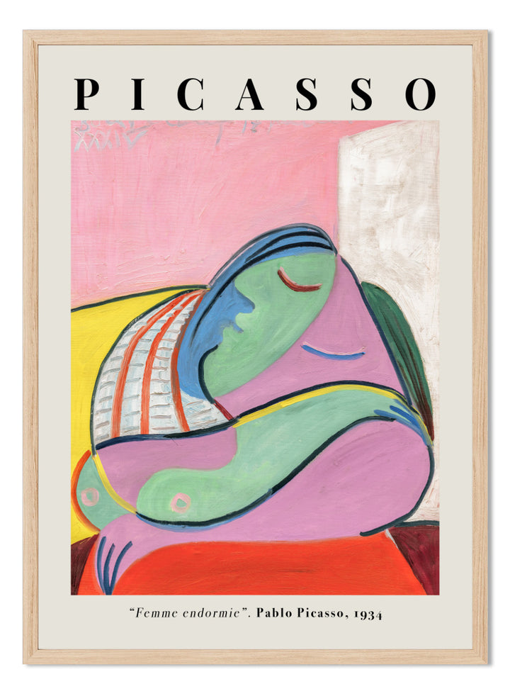 Pablo Picasso Femme Endormie Art Print