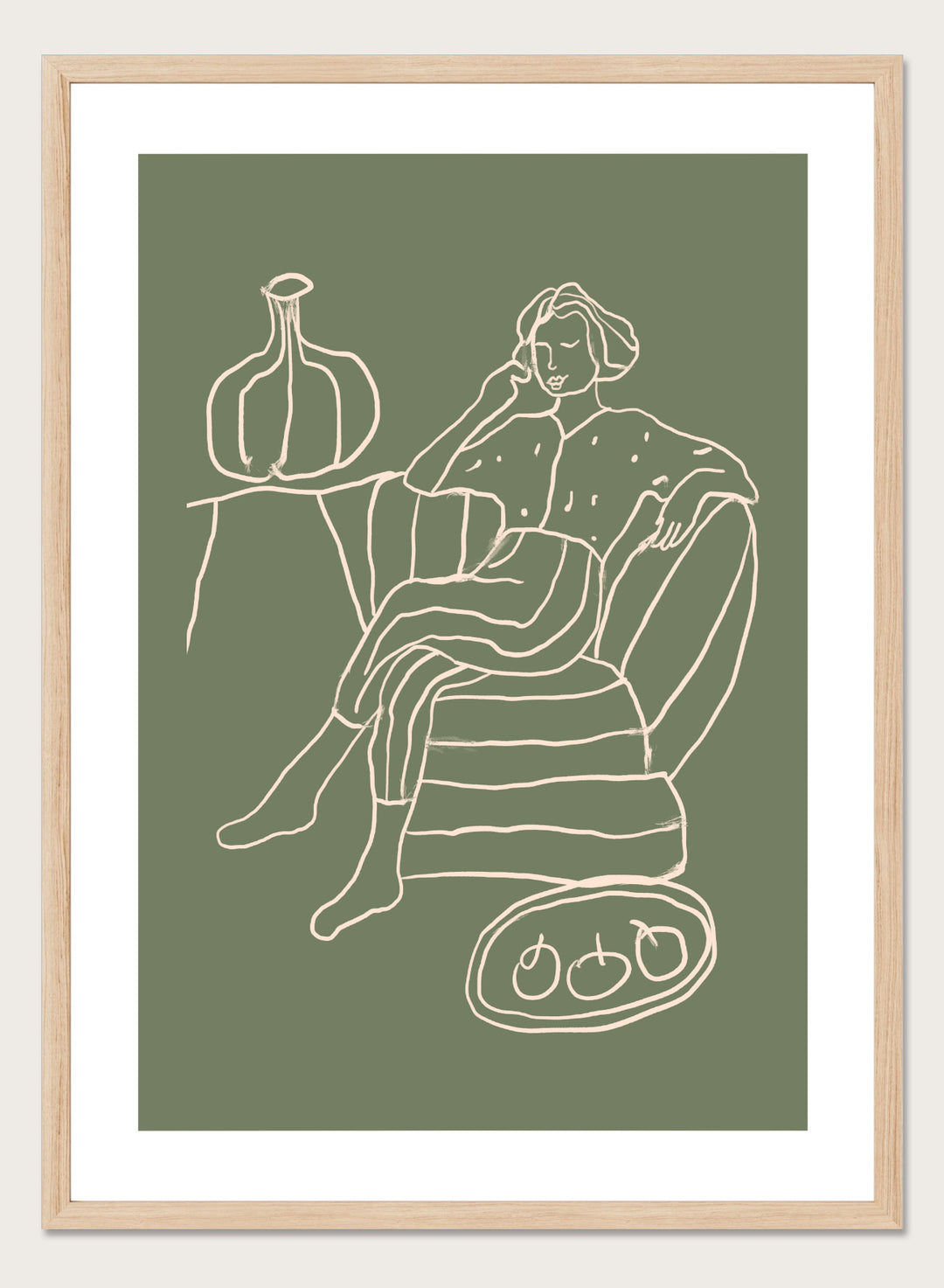 'The Recline' Aesthetic Art Print