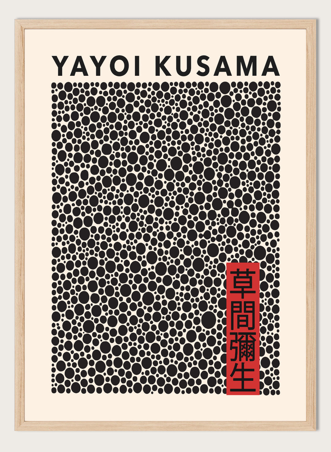 Polka Dots Inspired by Yayoi Kusama Art Print