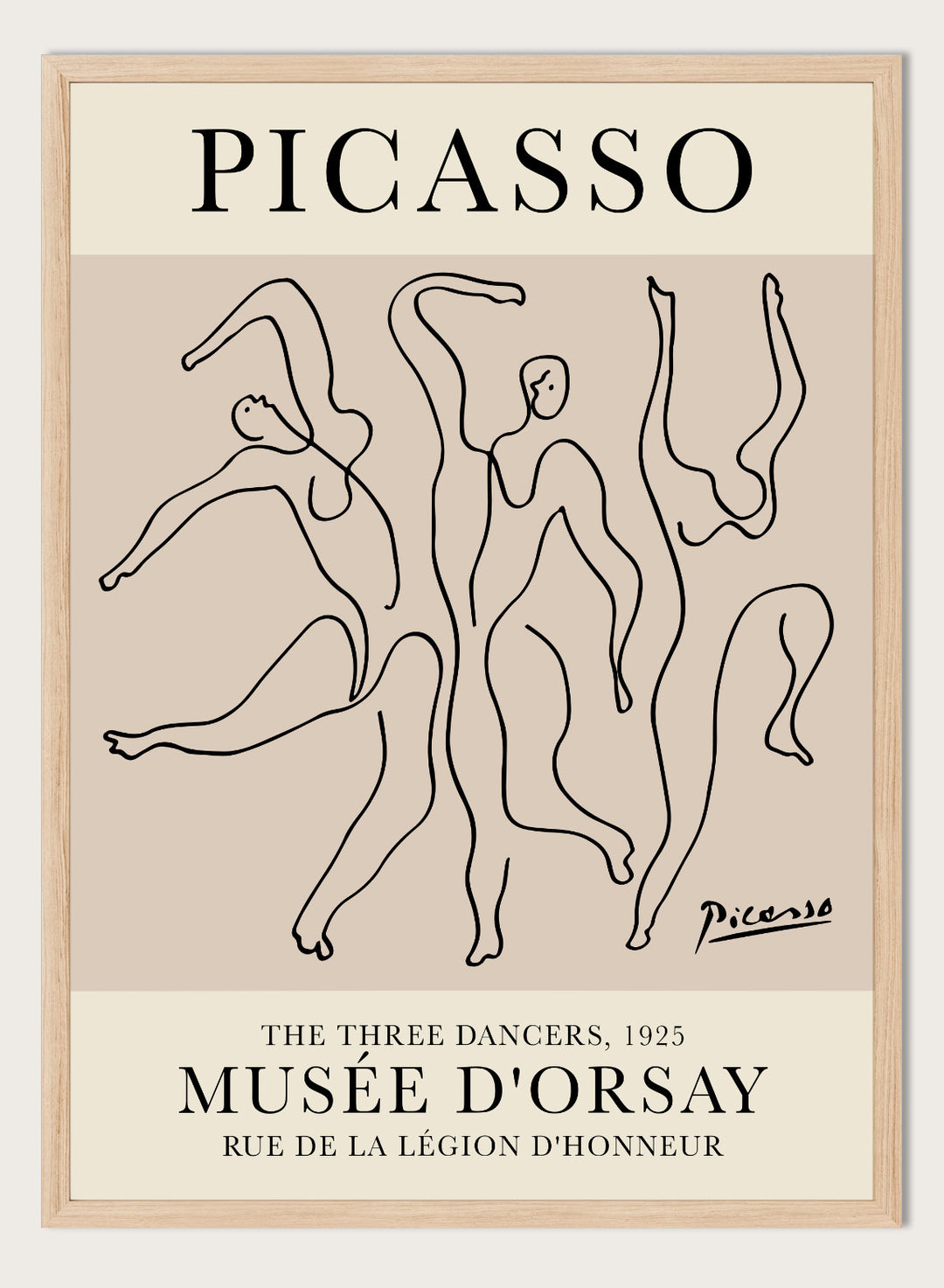 Picasso The Three Dancers Art Print