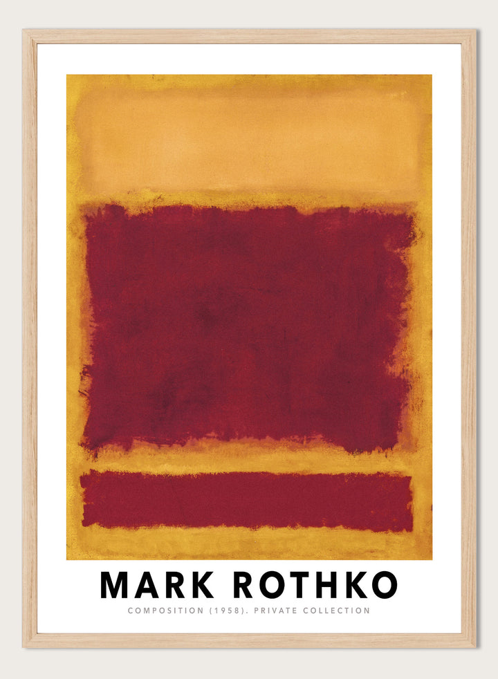 Mark Rothko Composition 1958 Art Print