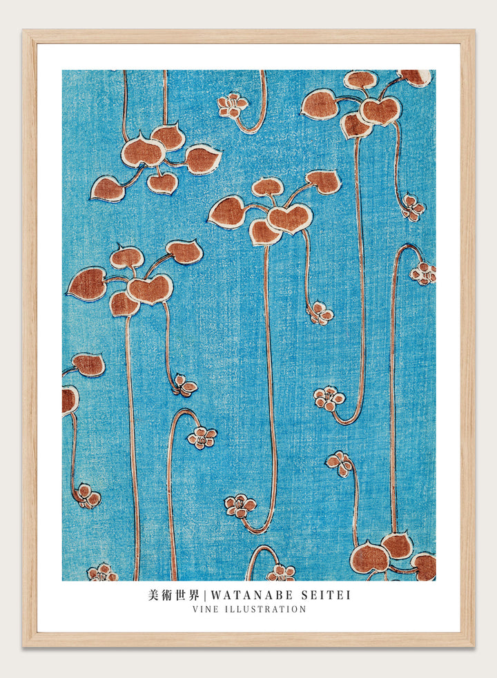 Watanabe Seitei Vine Illustration Art Print