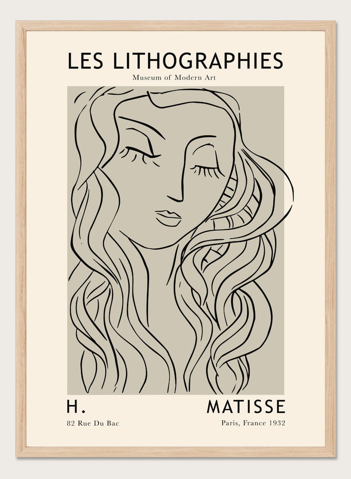 Sketch of Woman by Henri Matisse
