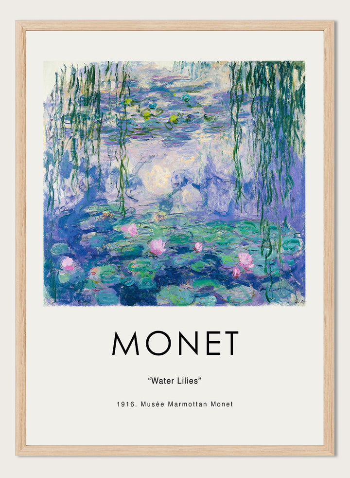 Water Lilies 1916 by Monet Print