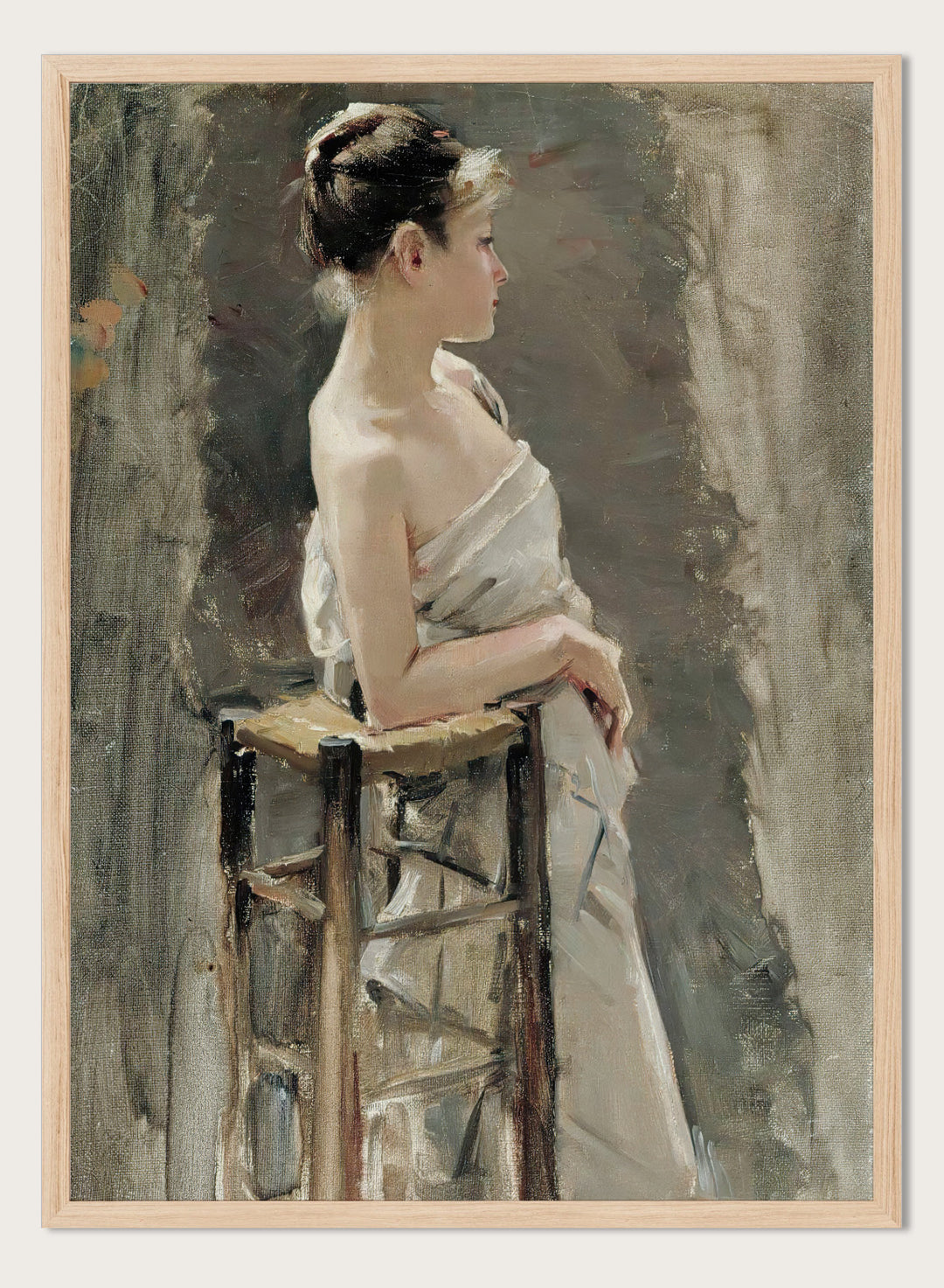 "Model Study" Art Print