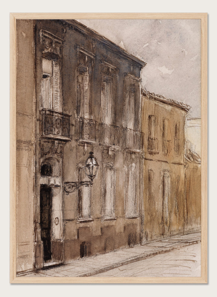 "13 rue Saint-Maur, Bordeaux" Art Print