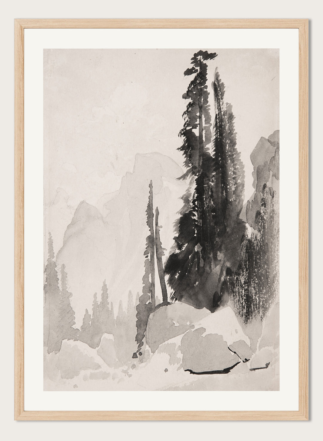 "Half Dome, Yosemite" Art Print