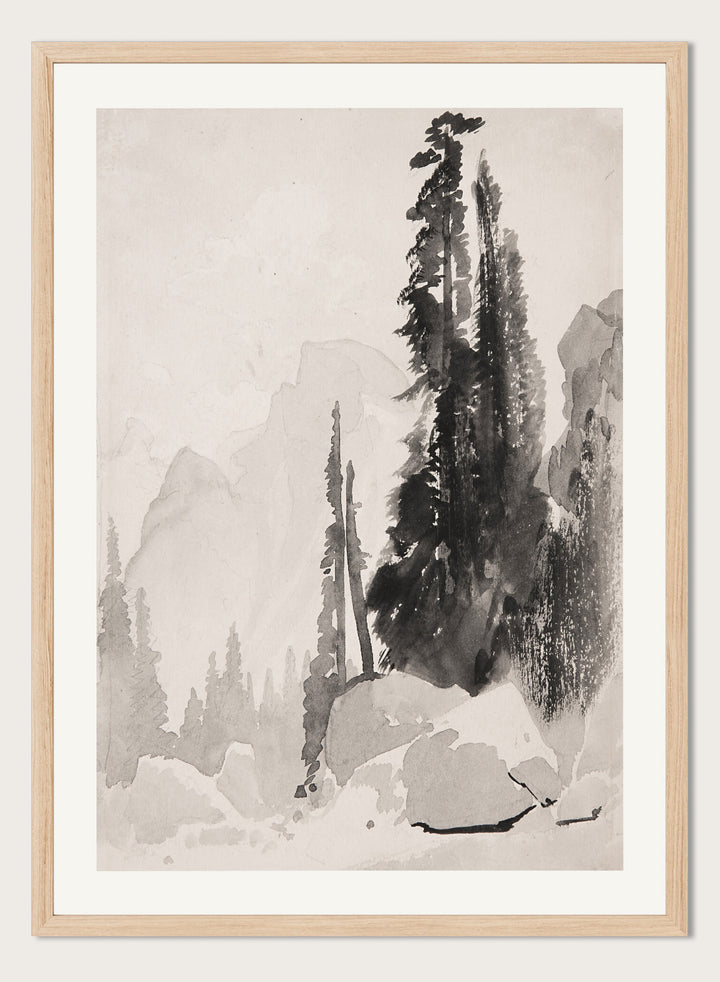 "Half Dome, Yosemite" Art Print