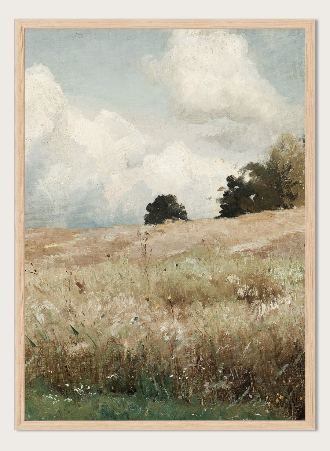 "Sädesfält, Landscape Study" Art Print