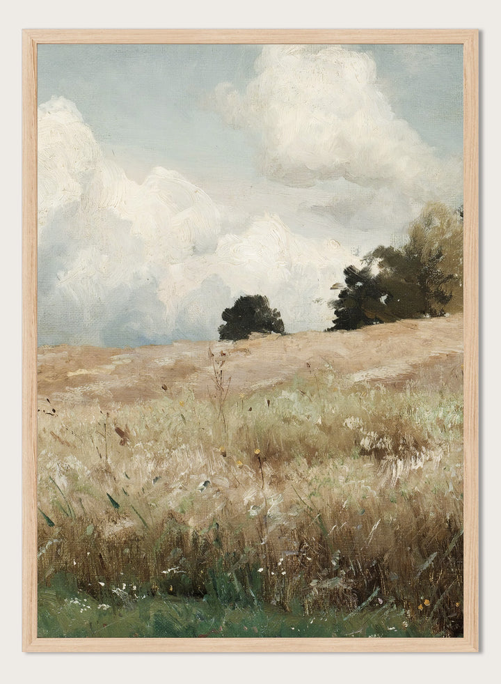 "Sädesfält, Landscape Study" Art Print