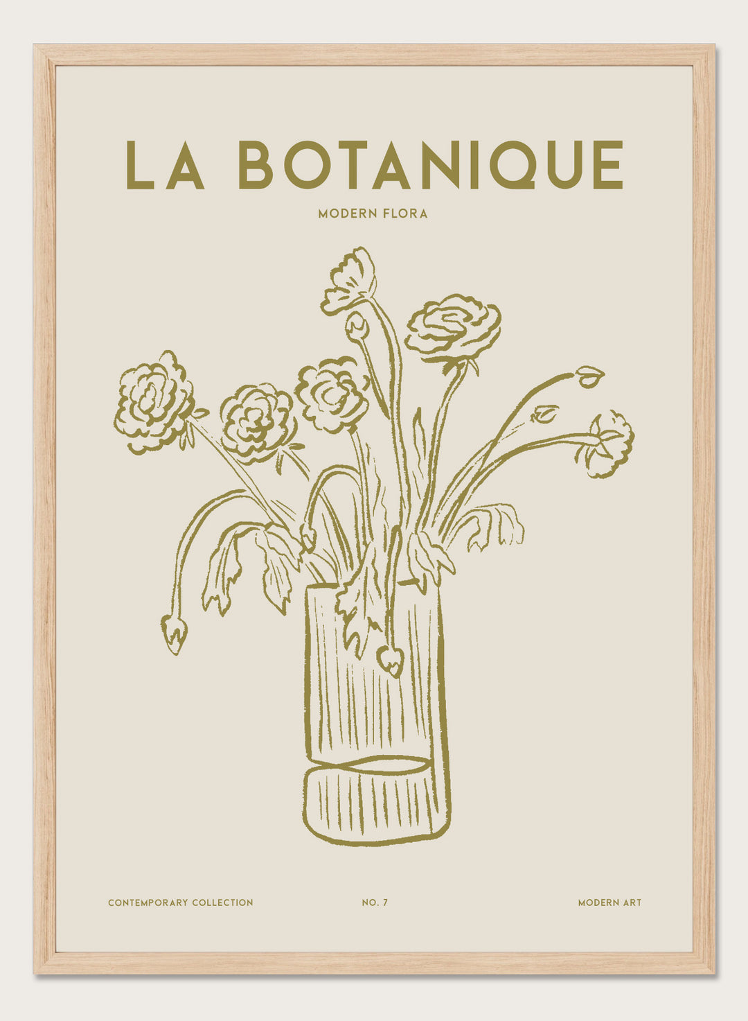 'Modern Flora 07' Aesthetic Art Print