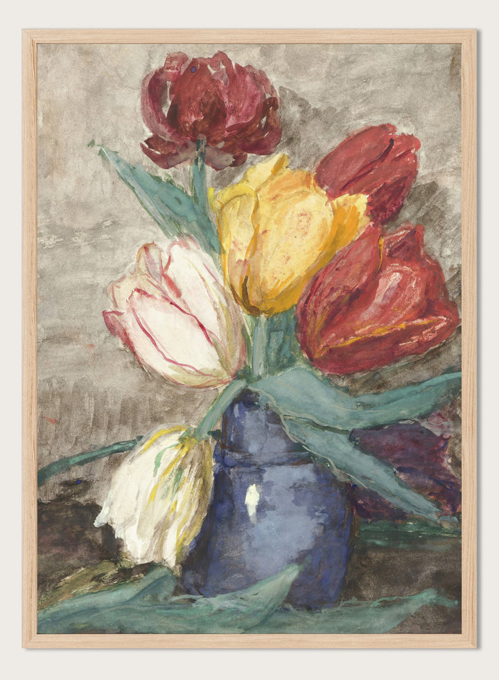 "Tulips in a Vase" Art Print