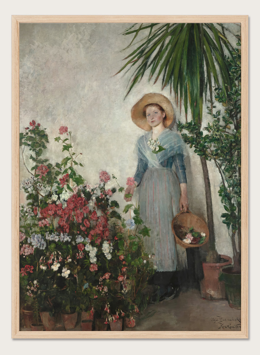 "In the Orangery" Art Print