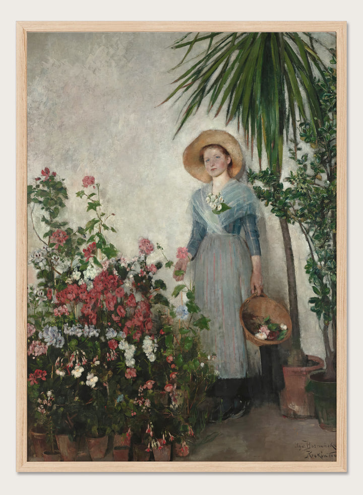 "In the Orangery" Art Print