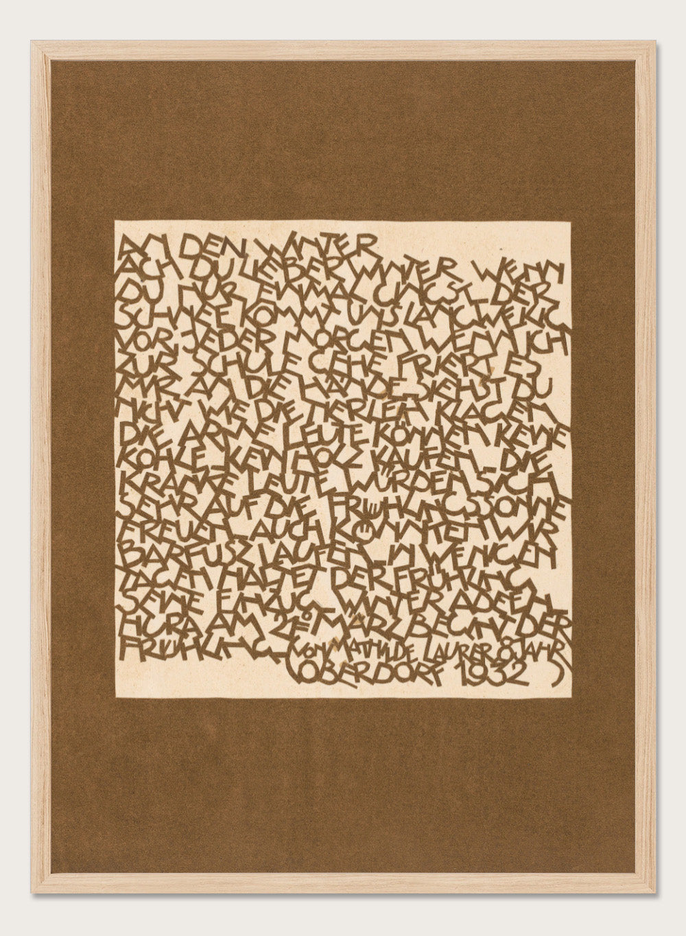 “In the Winter” Art Print