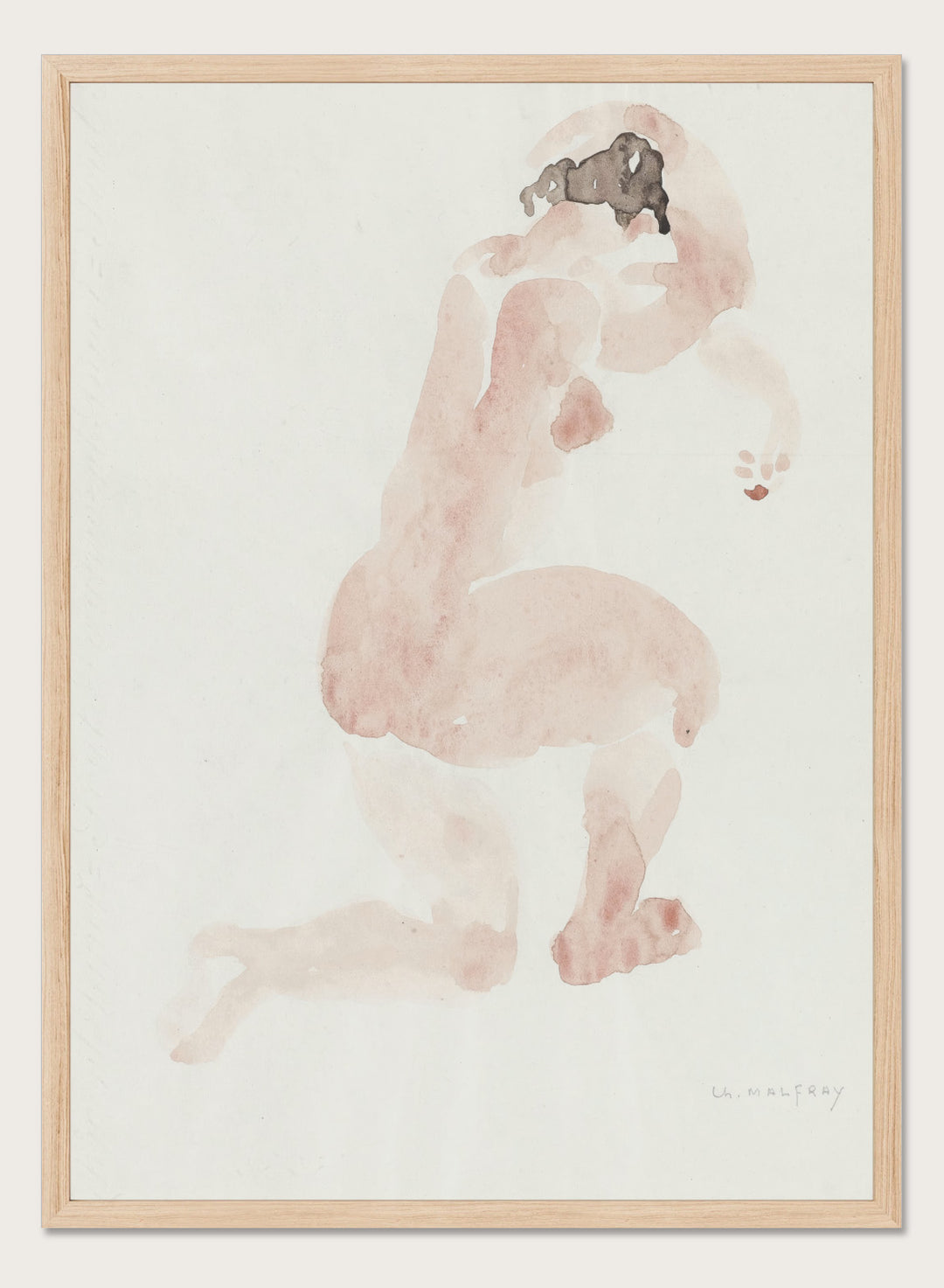 "Female Nude" Art Print