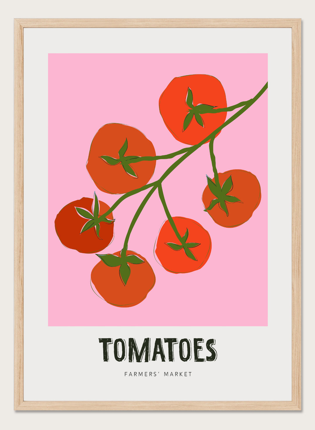 ‘Tomatoes on the Vine’ Aesthetic Art Print