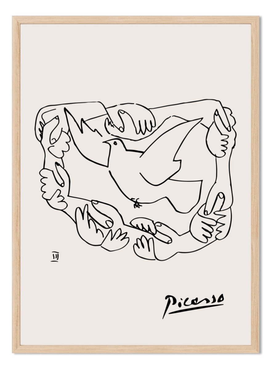 Pablo Picasso Peace and Freedom Wall Art Print | Vintage