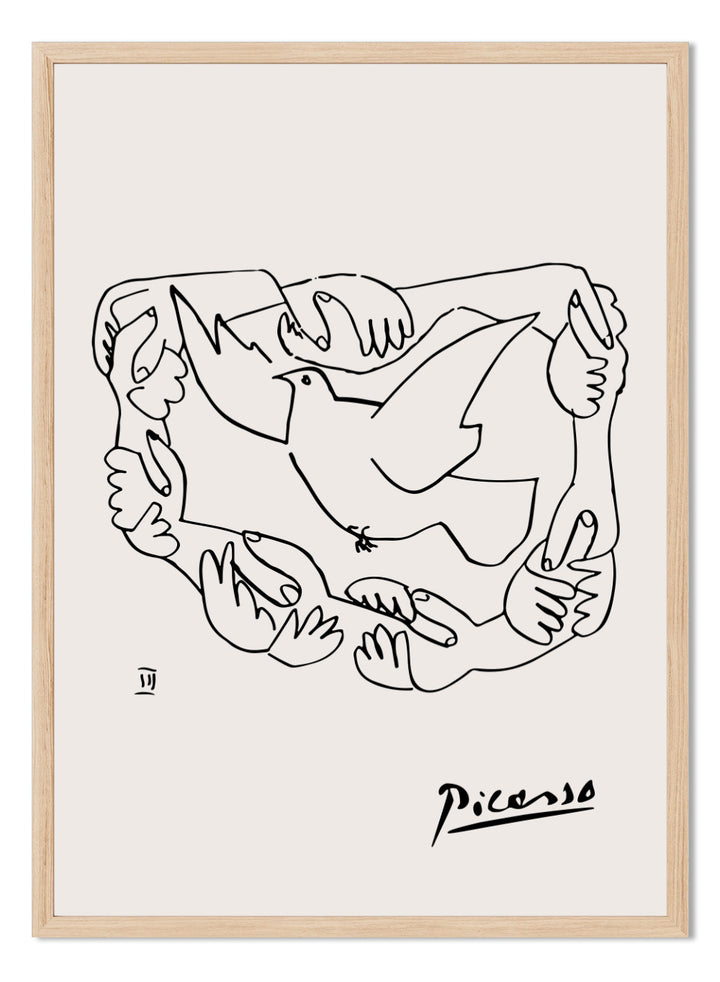 Peace and Freedom: Dove of Peace by Pablo Picasso Print