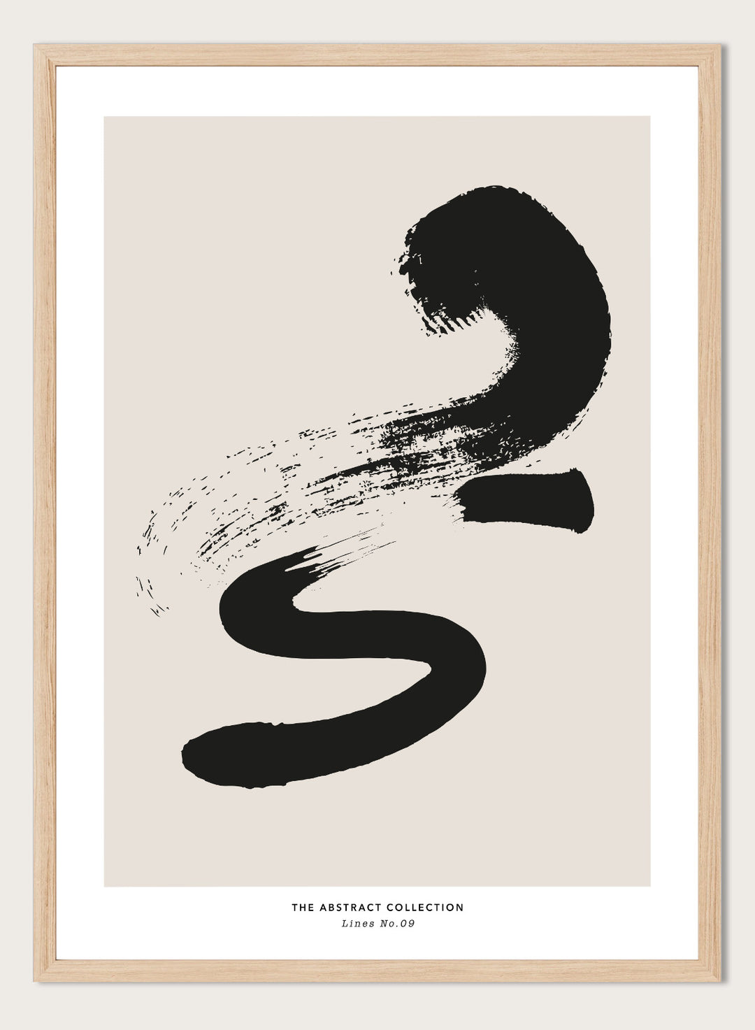 Minimalist Paint Brush Strokes Art Print AB15