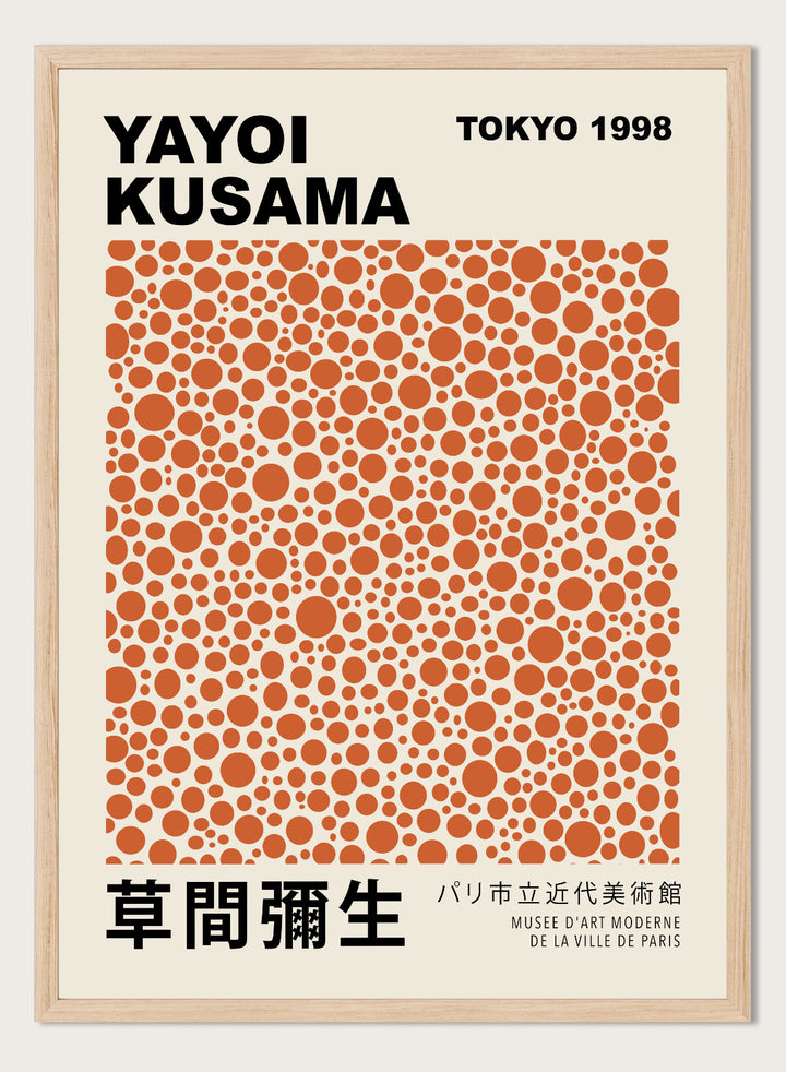 Polka Dots Inspired by Yayoi Kusama Art Print