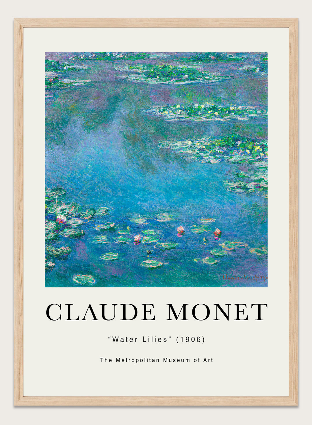 Claude Monet Water Lilies 1906 Art Print
