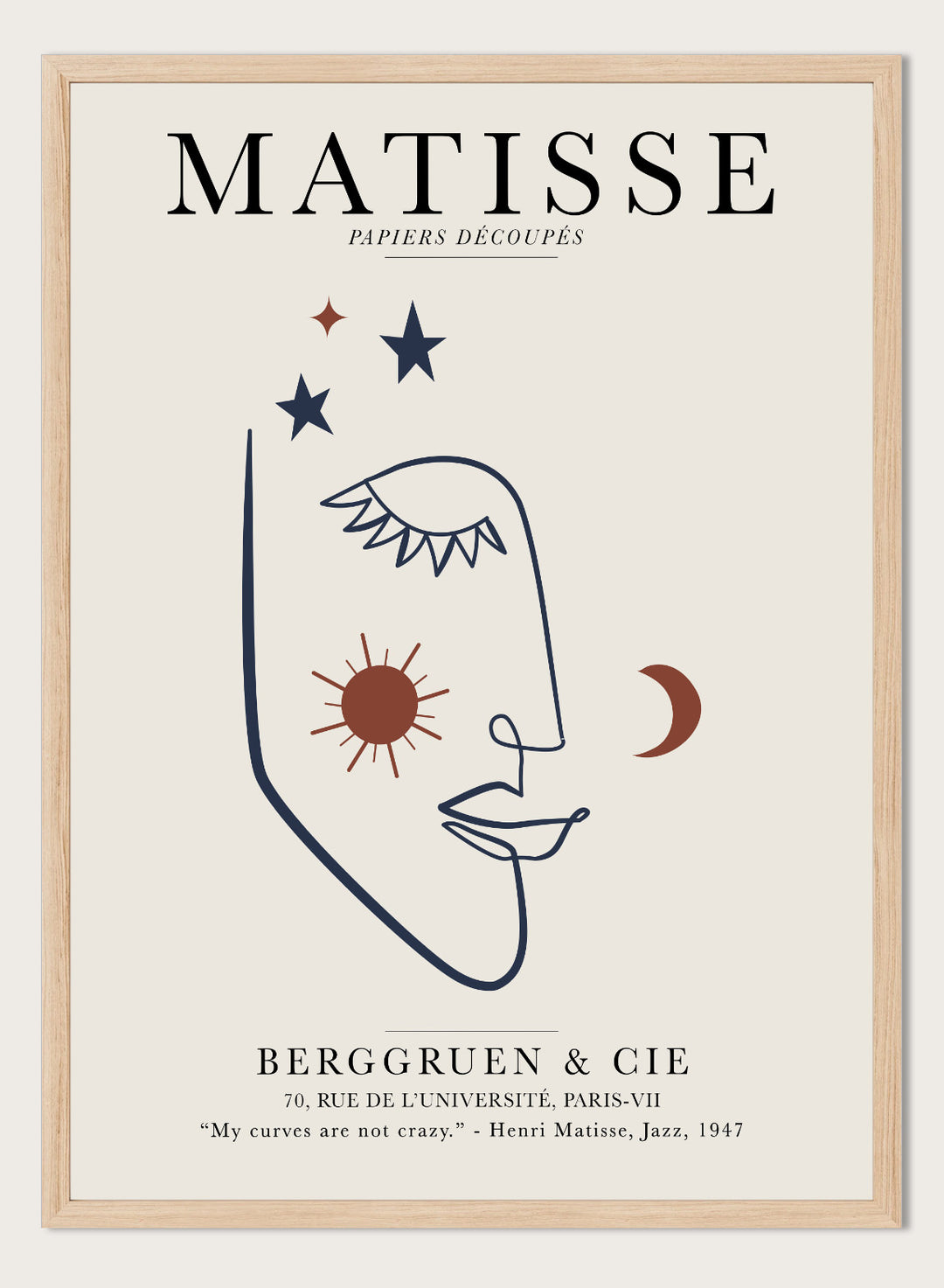 Sketch of Woman Matisse Print