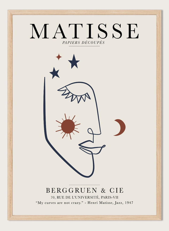 Sketch of Woman Matisse Print