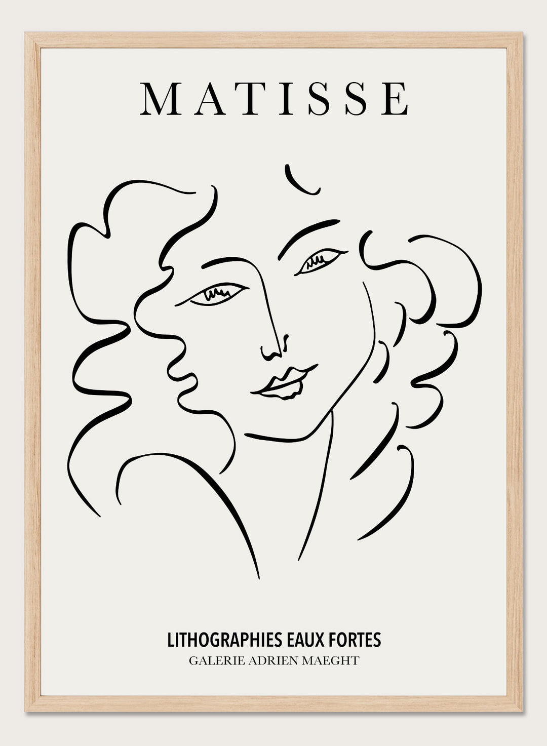 Sketch of Woman by Henri Matisse Print M72