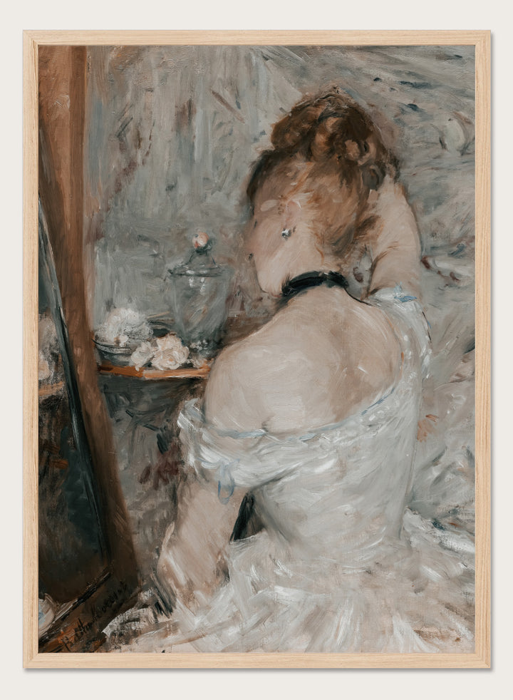 "Woman at Her Toilette" Art Print